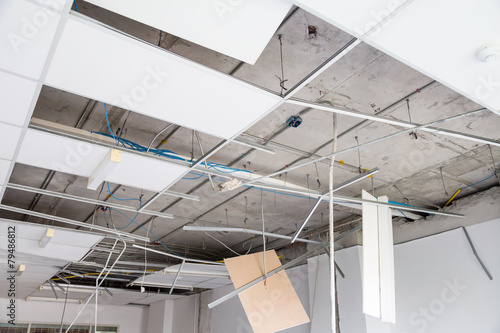 Wallpaper Mural Interior remodeling work on an existing commercial building Torontodigital.ca