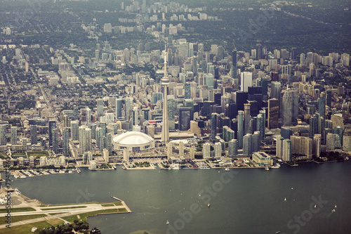Photography Aerial view of Toronto