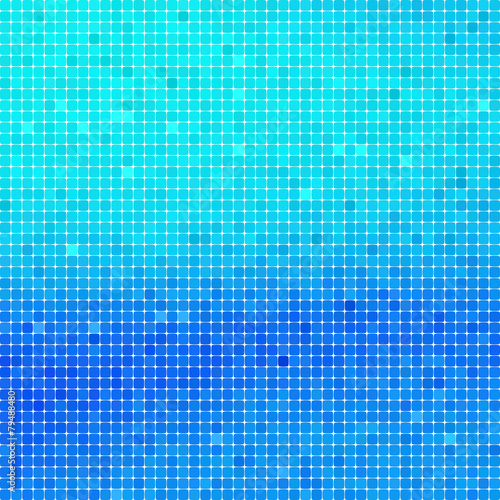 Wallpaper Mural Abstract square blue mosaic background. Torontodigital.ca