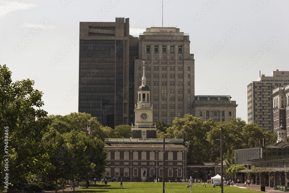View of Independence Hall, Philadelphia