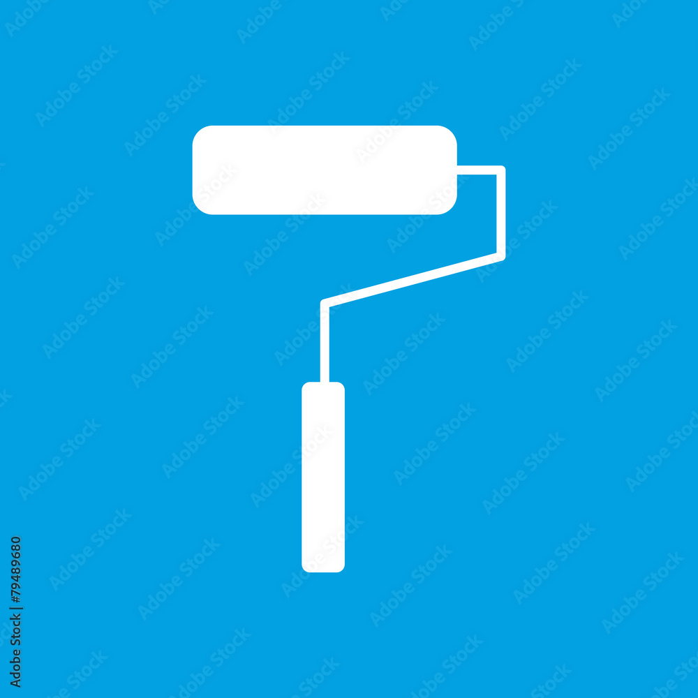 Roller white icon Roller white icon