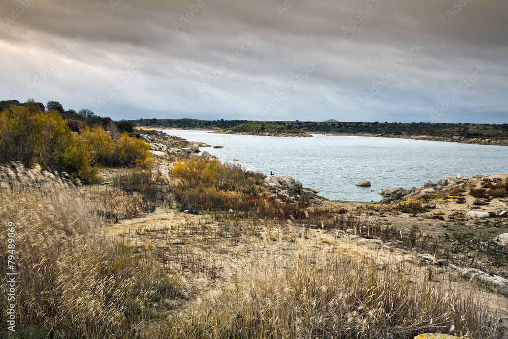 Obraz premium Embalse de Guajaraz. Toledo