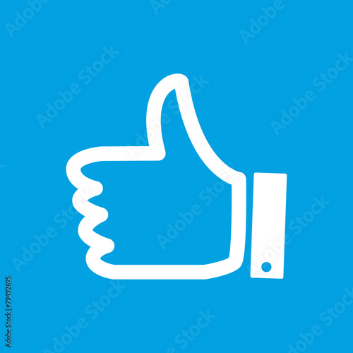 Like white icon