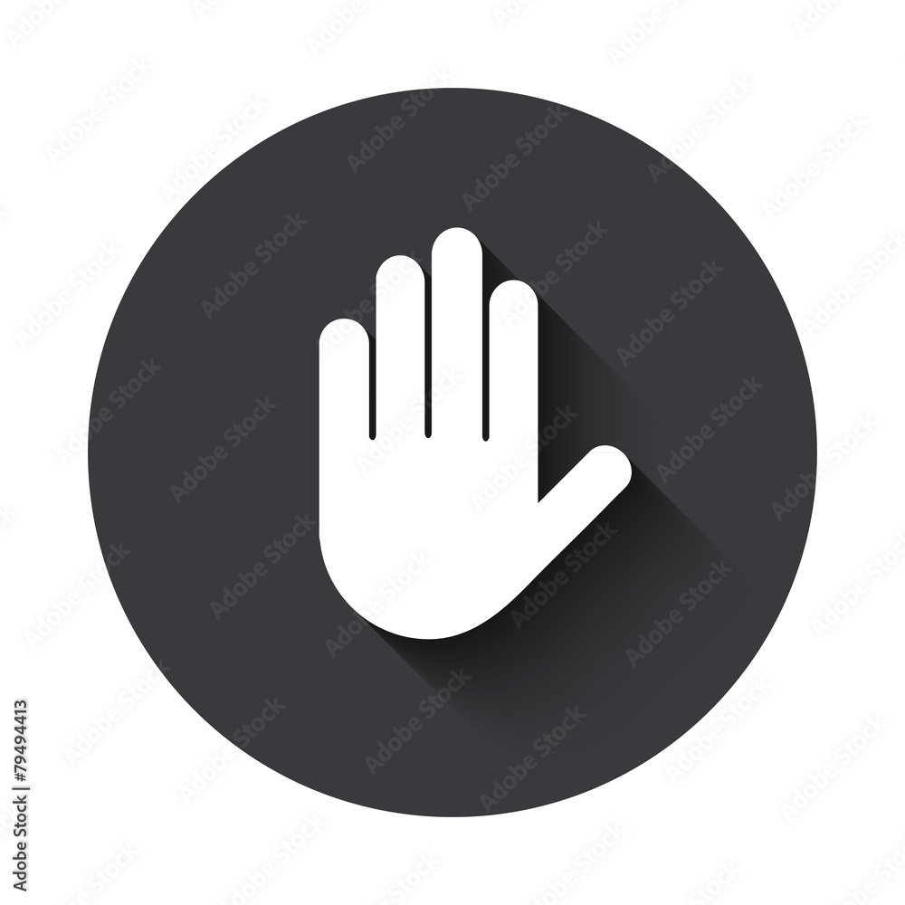 Vector modern gray circle icon Vector modern gray circle icon