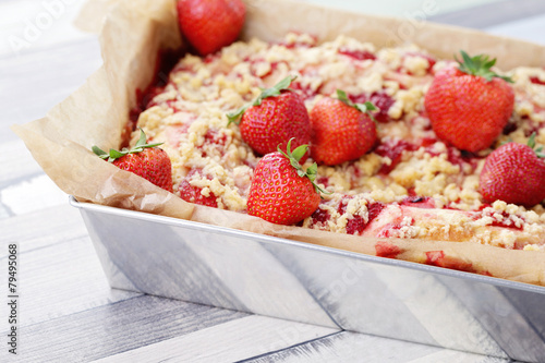 strawberry pie photo