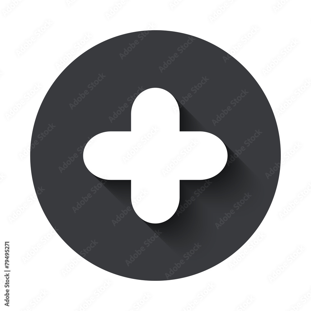Vector modern gray circle icon Vector modern gray circle icon