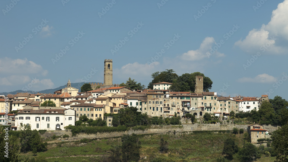 Fototapeta premium Il paese di Poppi, Arezzo