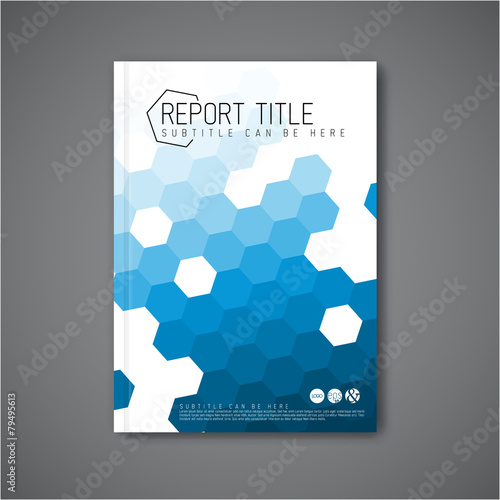 Modern Vector abstract brochure design template