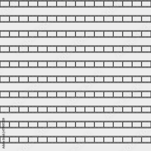 Seamless pattern with film strips