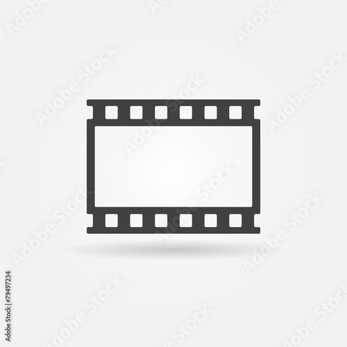 Vector film strip logo
