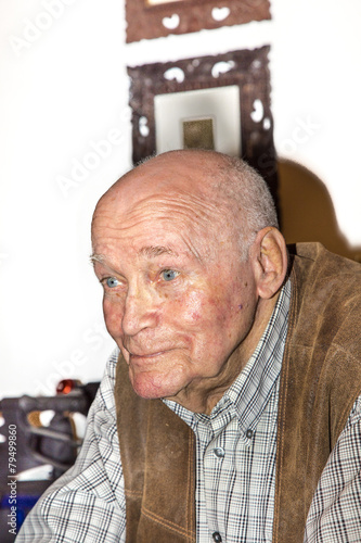 ninety years old man photo