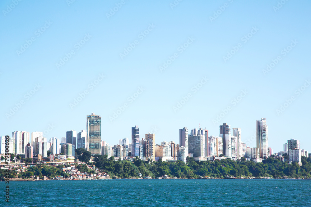 Skyline von Salvador da Bahia in Brasilien