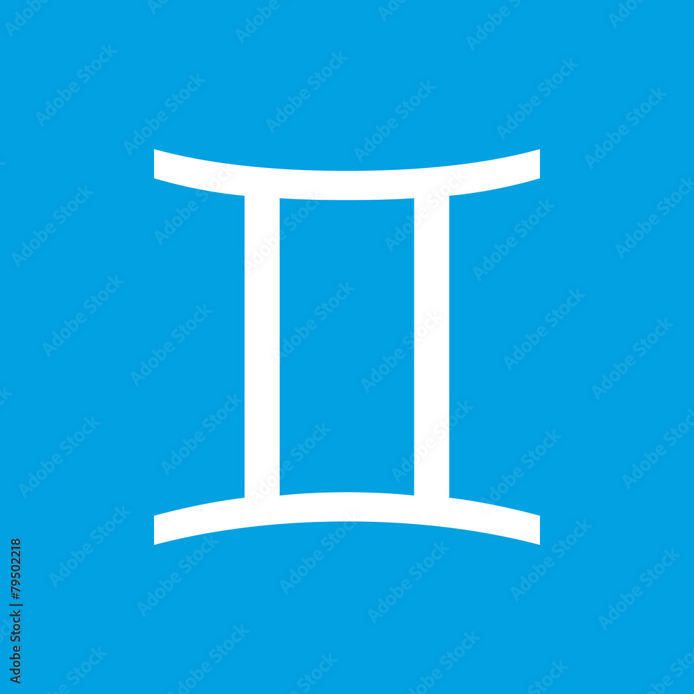 Gemini white icon Gemini white icon