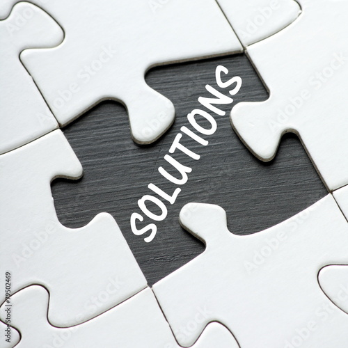Solutions Jigsaw Puzzle with a missing piece