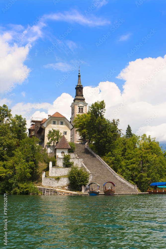 Bled Lake and Church of Saint Mary
