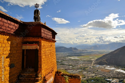 Konstfotografi Utse Hermitage above Sera Monastery, Lhasa, Tibet