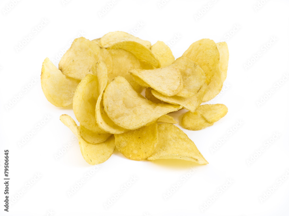 Chips isolated Chips isolated