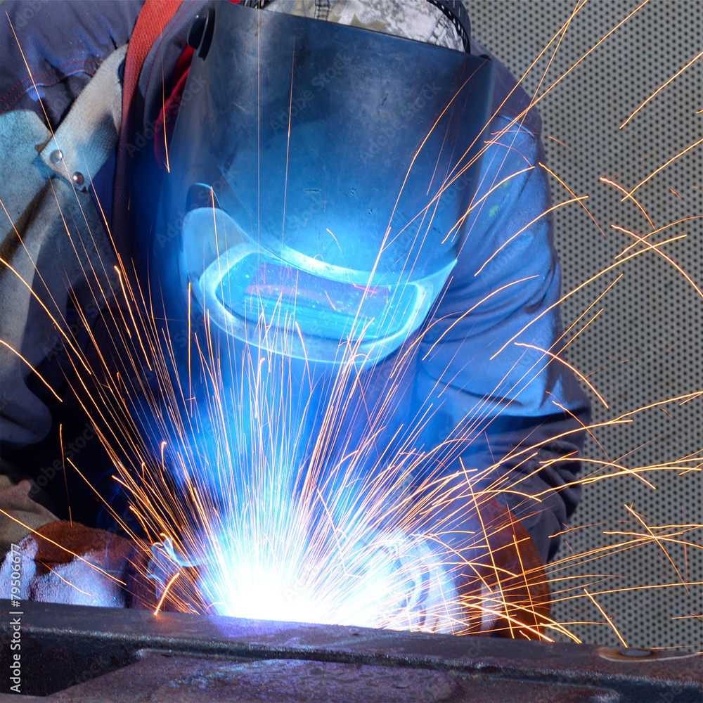 Schweißer in der Industrie // welding operator Schweißer in der Industrie // welding operator