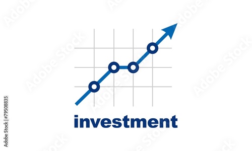 Investment Business Grow Finance Logo