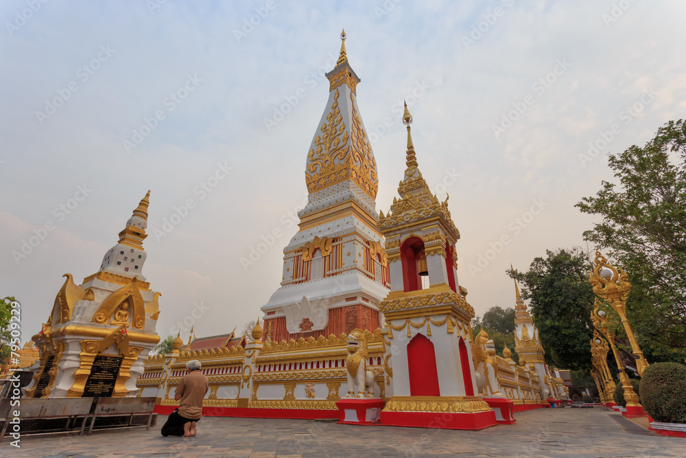 Phra That Phanom Temple ,Nakhon Phanom ,Thailand