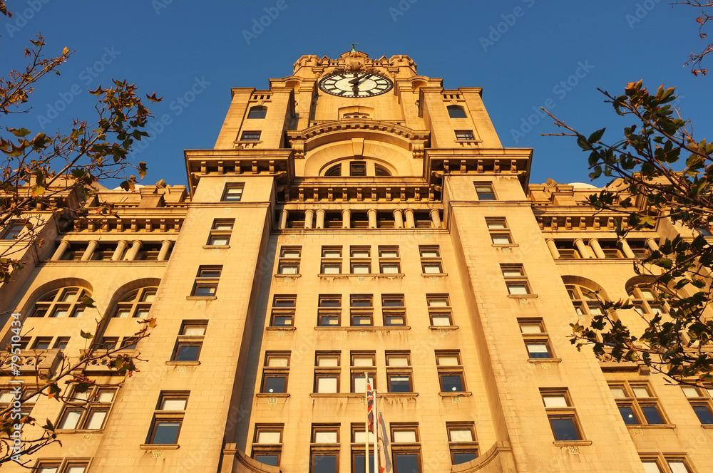 Fototapeta premium Liverpool Liver Building