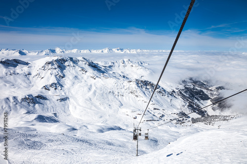 French Alps in Meribel