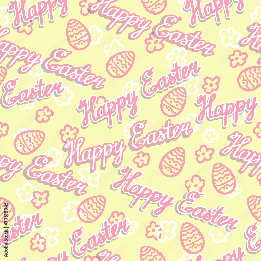 Seamless Easter background. Vector illustration. Seamless Easter background. Vector illustration.