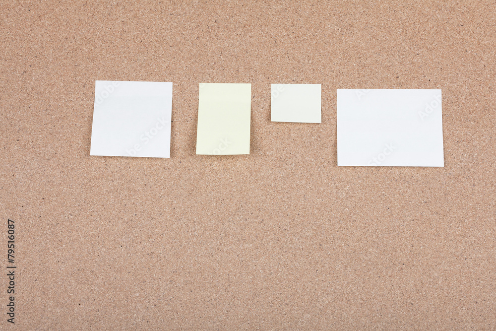 Blank Cork board with wooden frame - Stock image Blank Cork board with wooden frame - Stock image