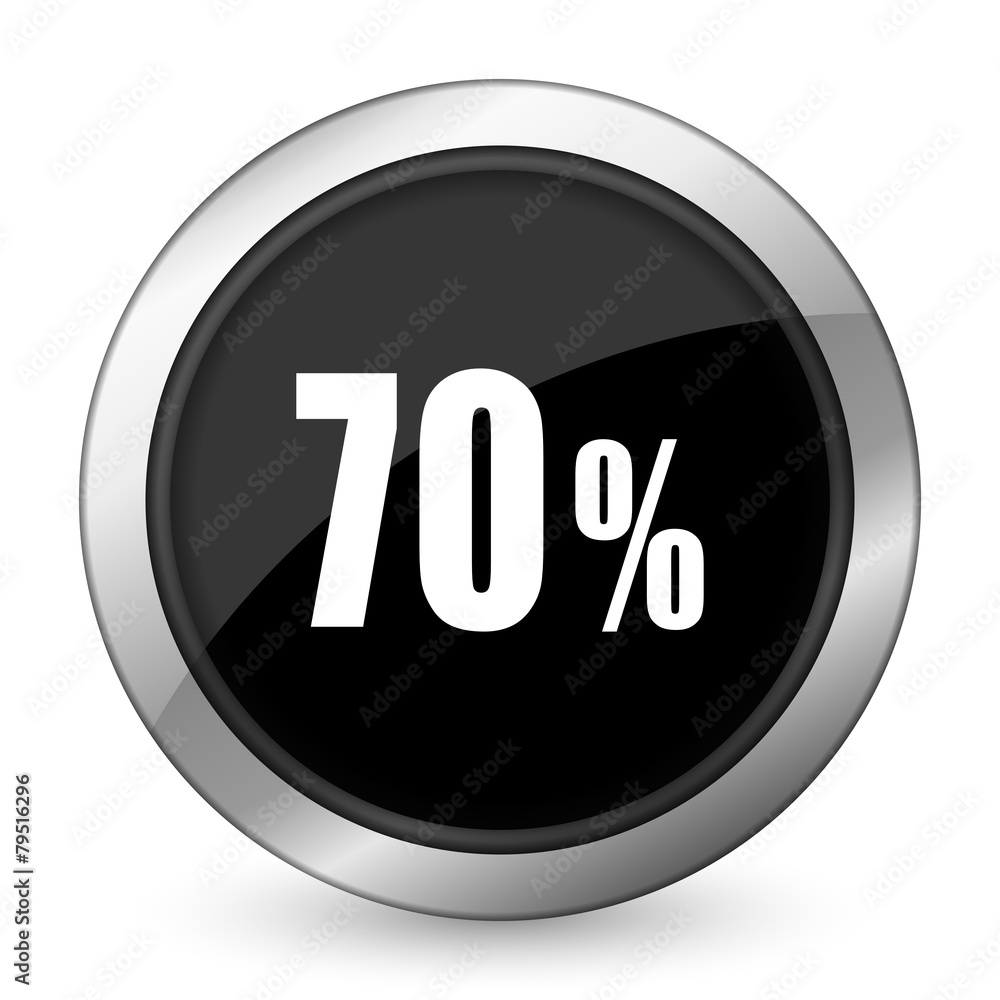 70 percent black icon sale sign 70 percent black icon sale sign