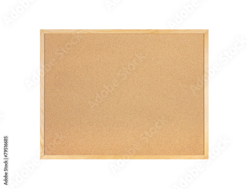Blank Cork board with wooden frame - Stock image © ifoto