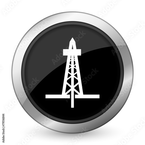 drilling black icon