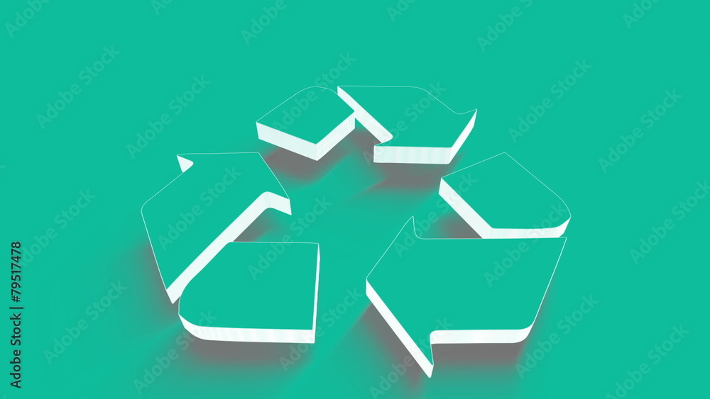 Environmental logo in 3d Environmental logo in 3d