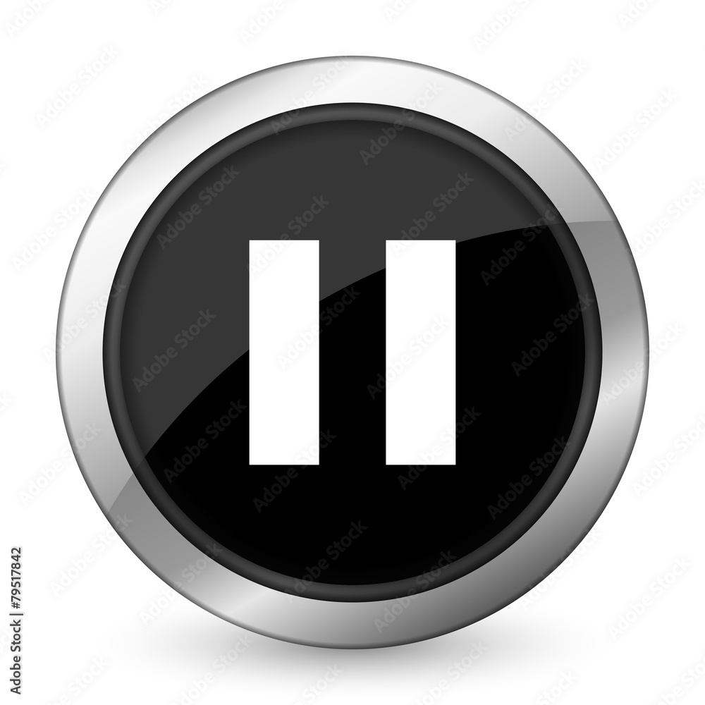pause black icon pause black icon
