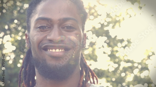 Wallpaper Mural In high quality format handsome hipster looking at camera Torontodigital.ca