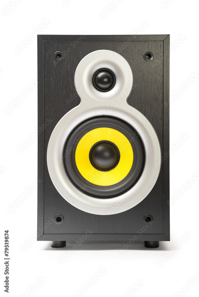 Speaker, isolated on white Speaker, isolated on white