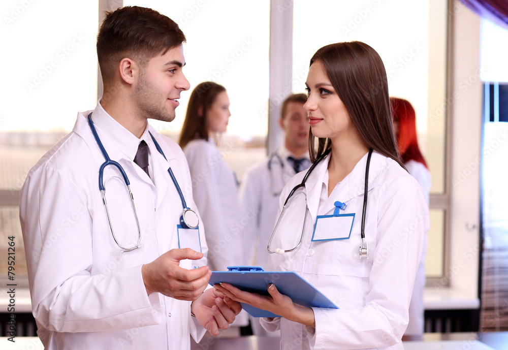Medical workers in conference room Medical workers in conference room