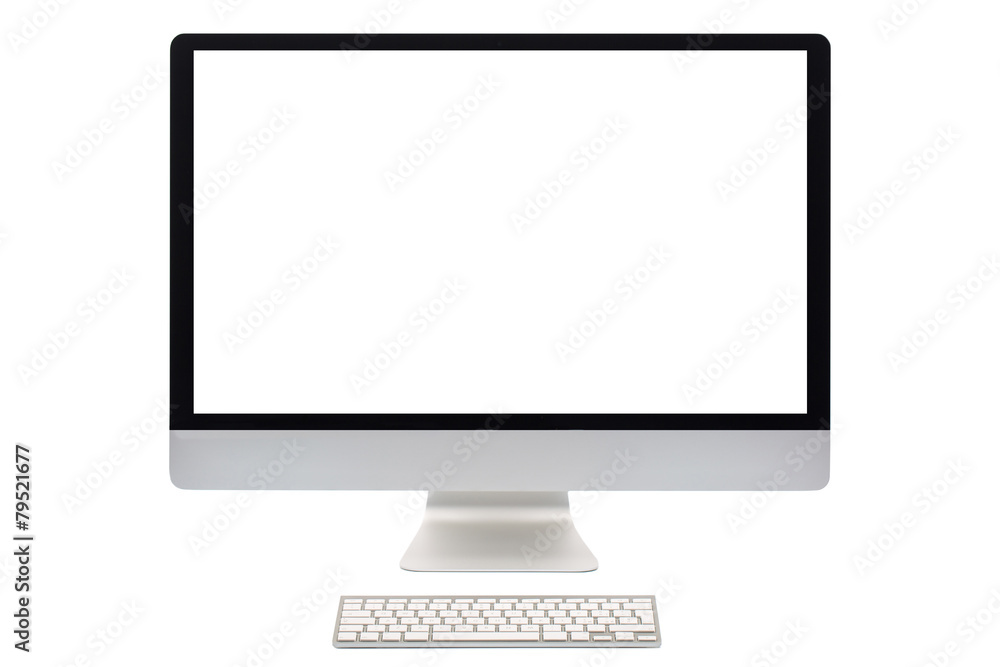 Computer screen isolated Computer screen isolated