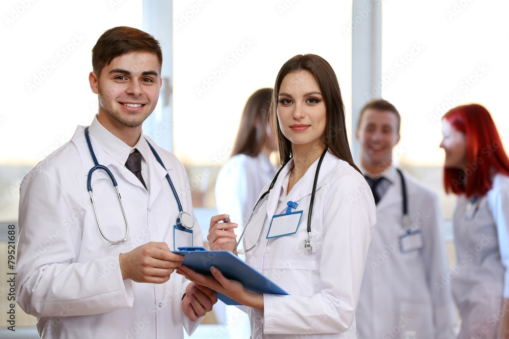 Medical workers in conference room Medical workers in conference room