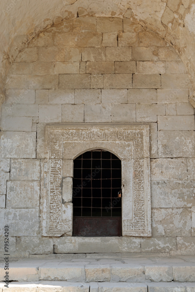 Mausoleum, Chufut-Kale medieval cave city fortress, Crimea