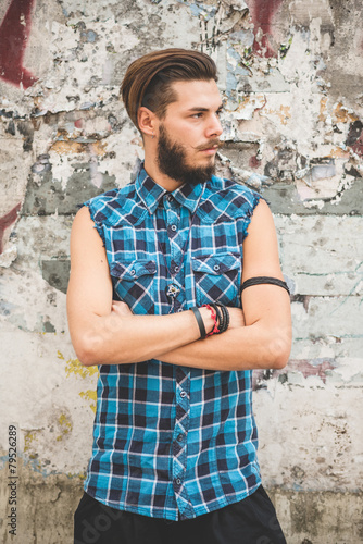 young handsome bearded hipster man © Eugenio Marongiu