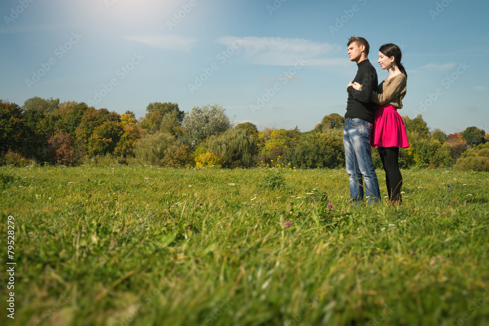 modern European couple of hipsters in love have fun modern European couple of hipsters in love have fun