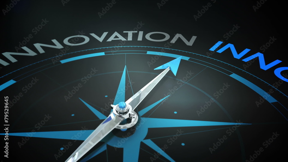 Compass pointing to innovation Compass pointing to innovation