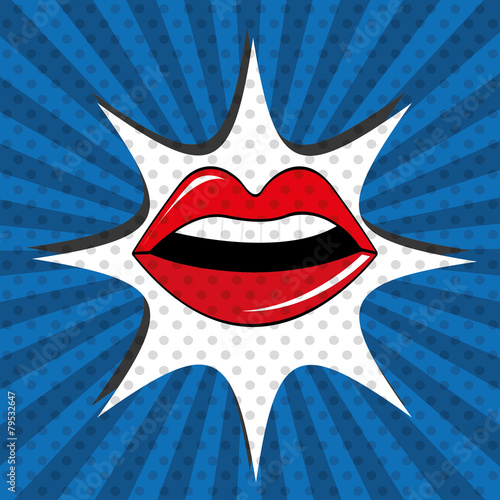 Pop art design, vector illustration.