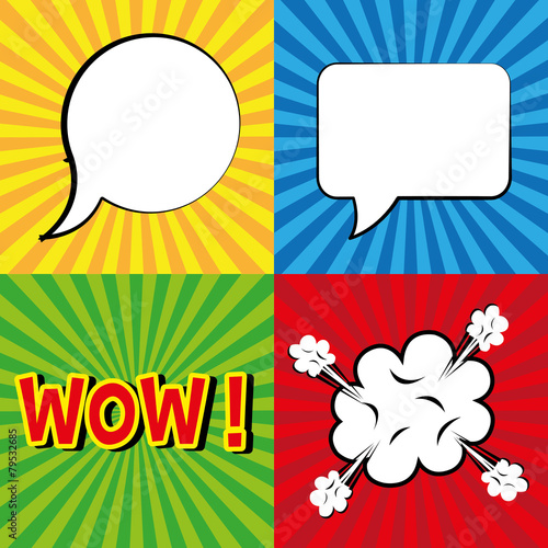 Pop art design, vector illustration.