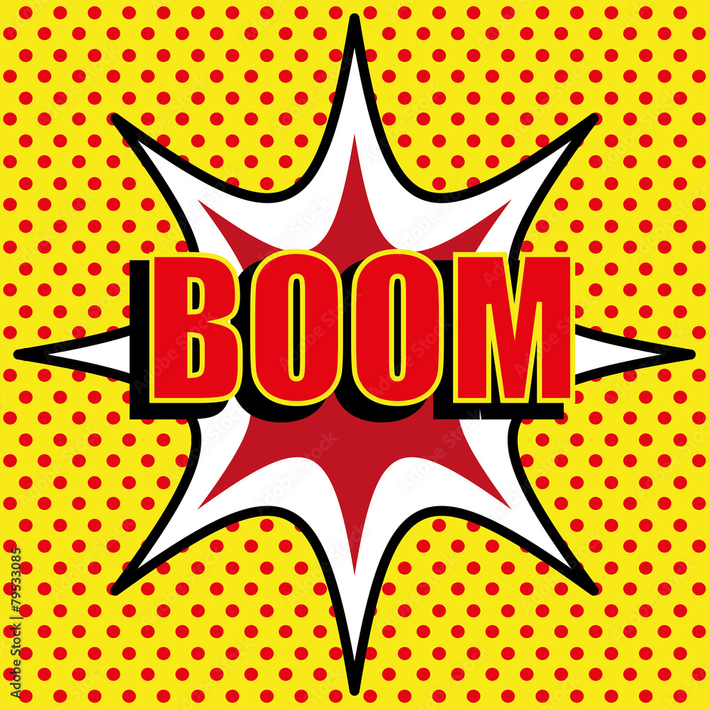 Fototapeta premium Pop art design, vector illustration.