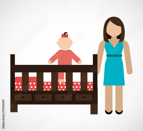 Family design, vector illustration.