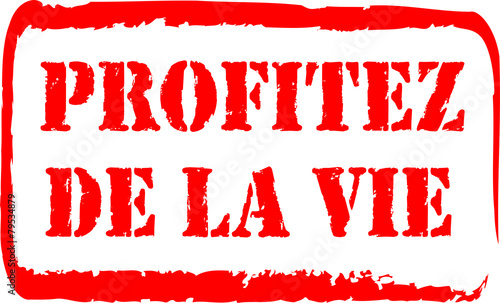 tampon profitez de la vie