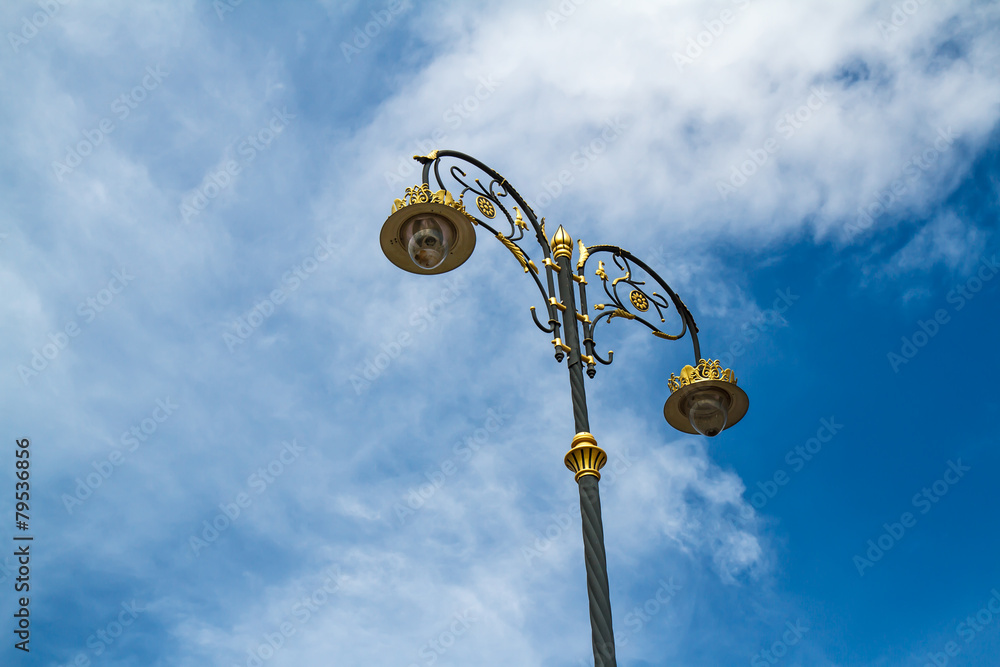 Lamp sky background Lamp sky background