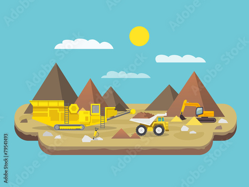 Quarry Flat Illustration