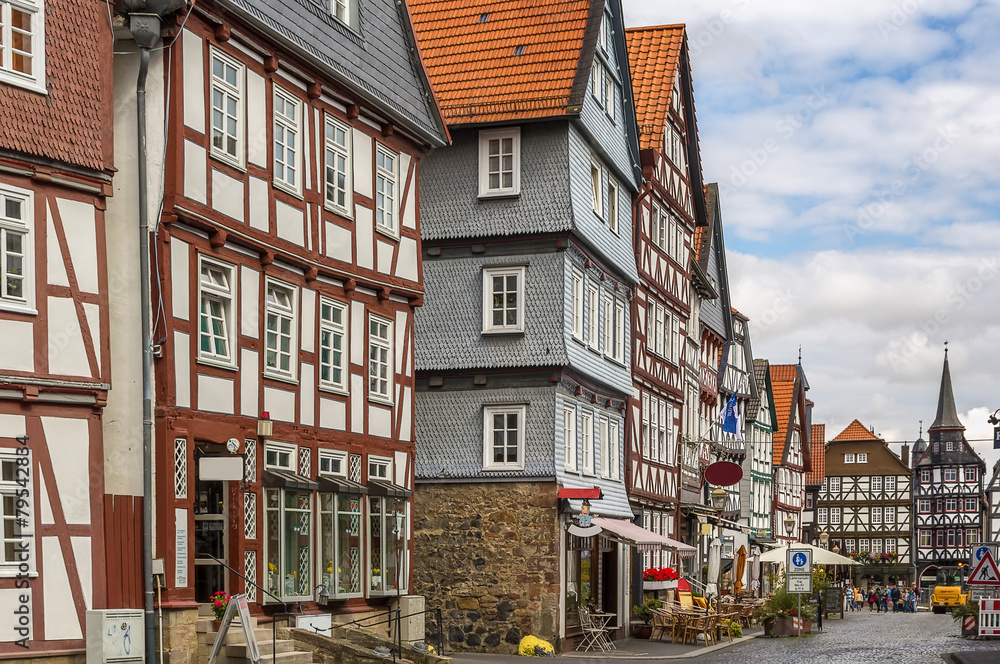 street in  Fritzlar, Germany